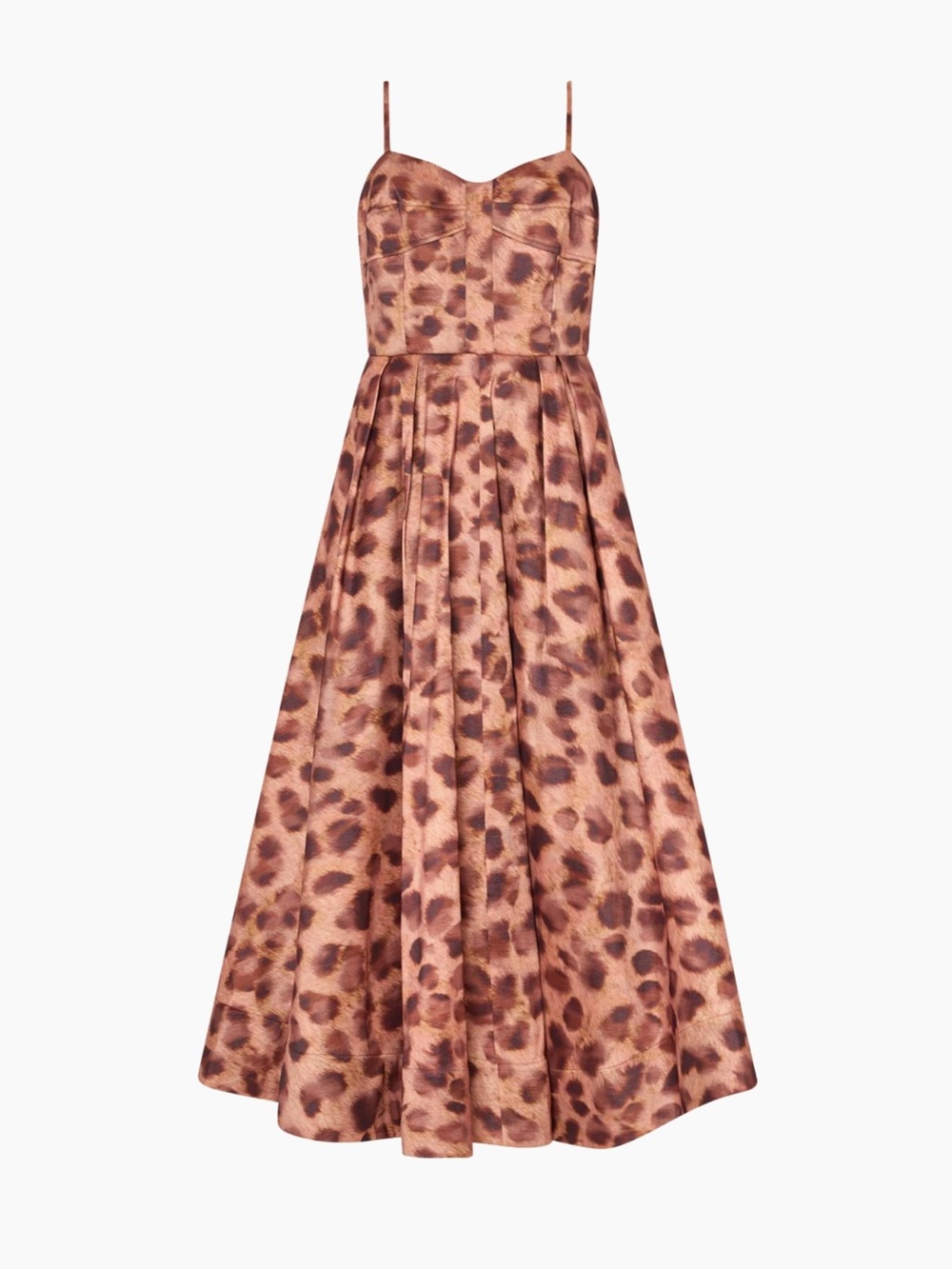 Milly Queen Leopard Printed Bustier Dress Size 8